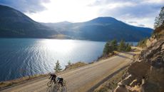 Cyclists ride side by side in British Columbia