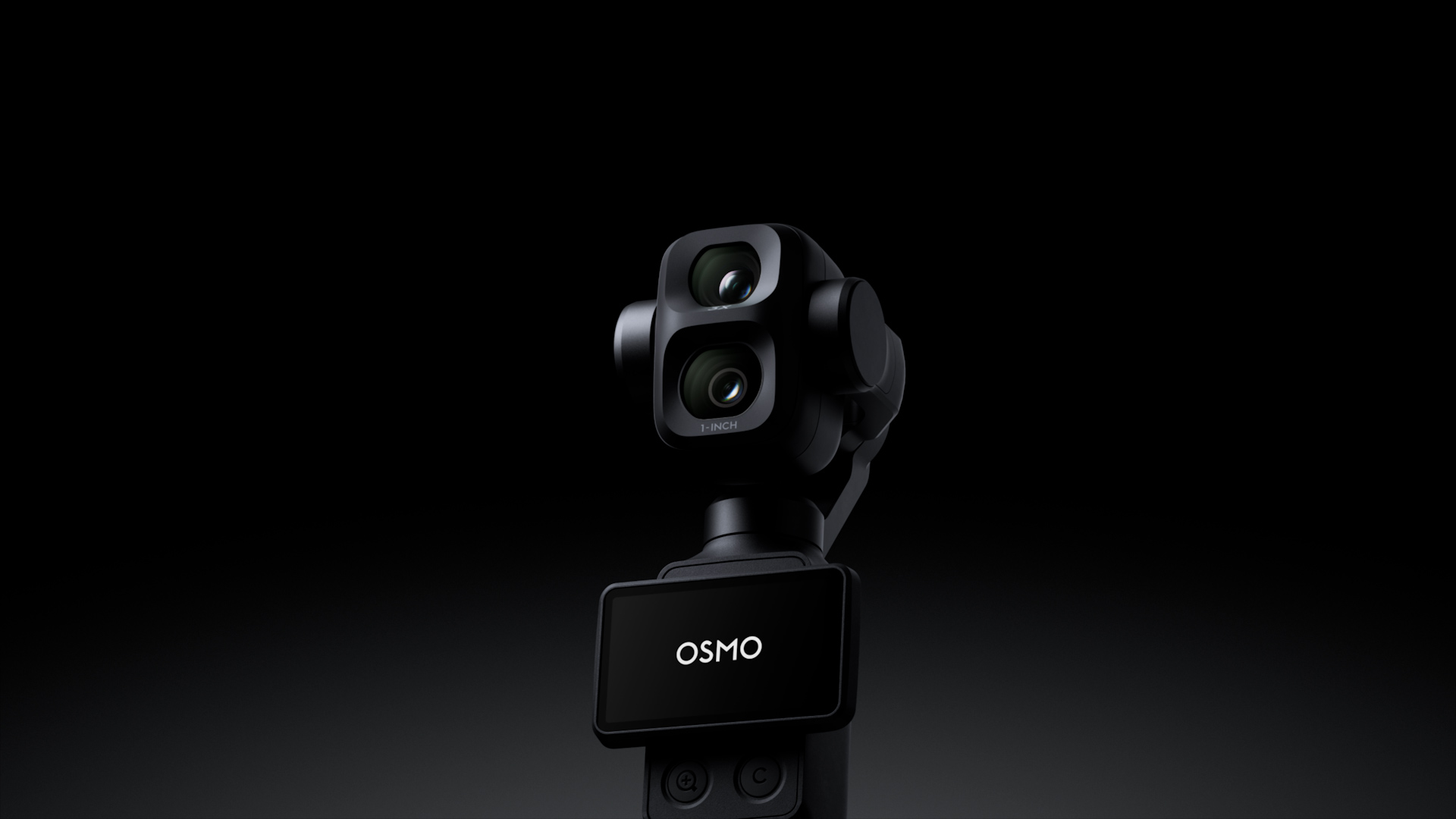 DJI Osmo Pocket 4P on black background