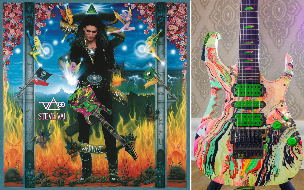 Steve Vai and the Passion and Warfare guitar