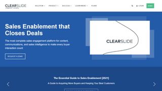 ClearSlide website screenshot