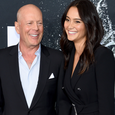 Bruce Willis and Emma Heming attend the "Glass" New York Premiere at SVA Theater on January 15, 2019 in New York