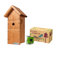 Green Feathers Wifi Bird Box Camera Deluxe Bundle 3rd Gen