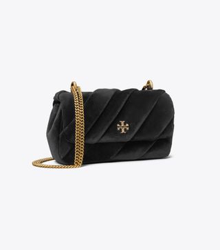 tory burch, Mini Kira Velvet Flap Bag