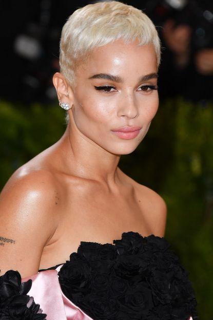 Zoë Kravitz's Bleached Brilliance