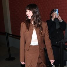 Elizabeth Olsen at the MFW Fendi show