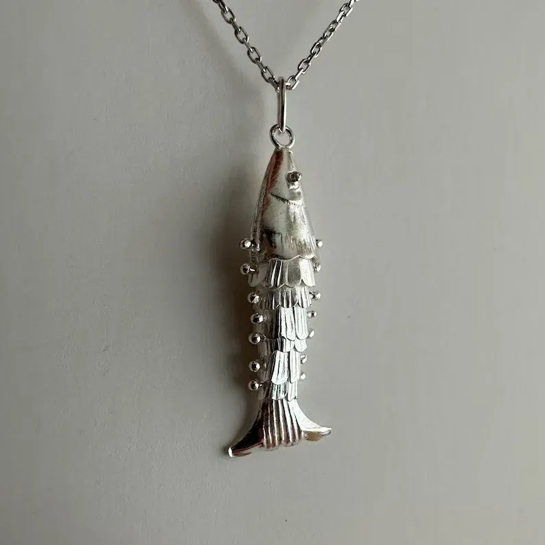 Acropolis Design, Little Gold Fish Necklace