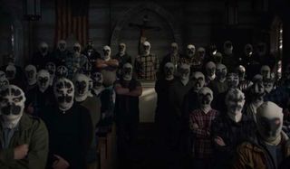 Watchmen Rorschach followers gathered in church