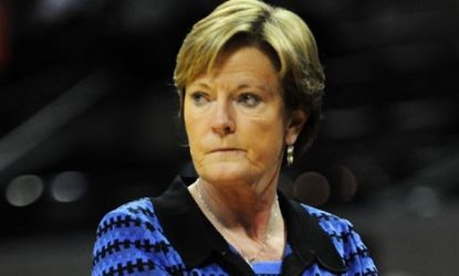 University of Tennessee Lady Vols head coach Pat Summitt 