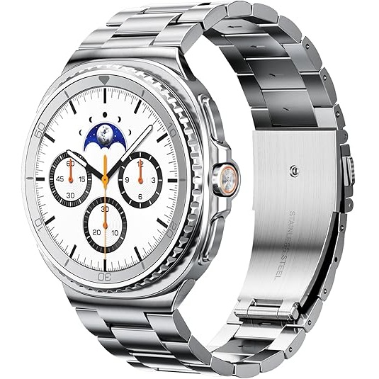 SPGUARD Samsung Galaxy Watch 8 Classic Stainless Steel Strap
