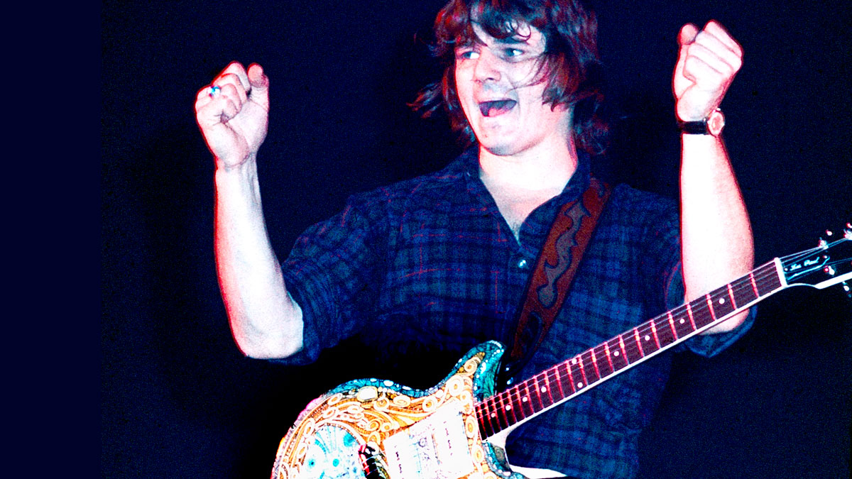 Steve Miller of The Steve Miller Band performs at Pirates World in Fort Lauderdale Florida circa 1972-74.