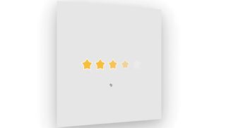 Star rating on a card