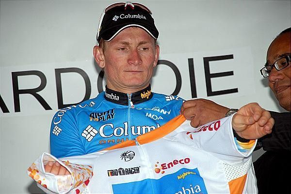 Greipel made a breakaway to take bonus seconds