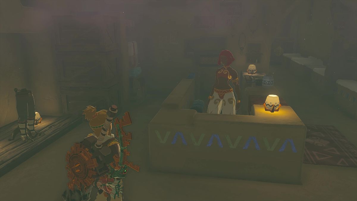 The Gerudo Secret Club in Zelda Tears of the Kingdom