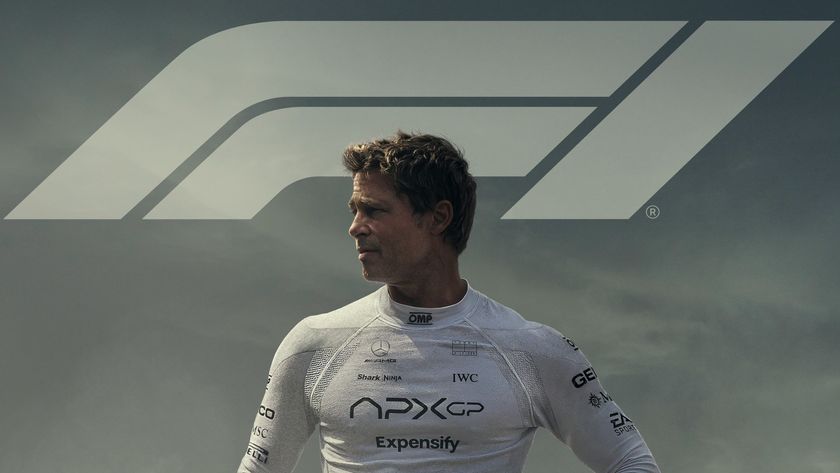 Brad Pitt on F1 poster