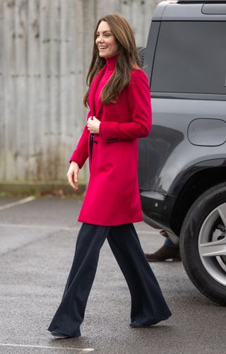 Kate Middleton's crimson M&S coat in sale