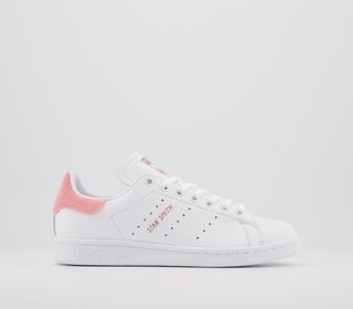 Adidas Stan Smith trainers white glory pink