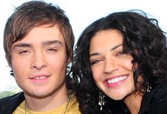 Ed Westwick and Jessica Szohr, Gossip Girl, Celebrity News, Marie Claire