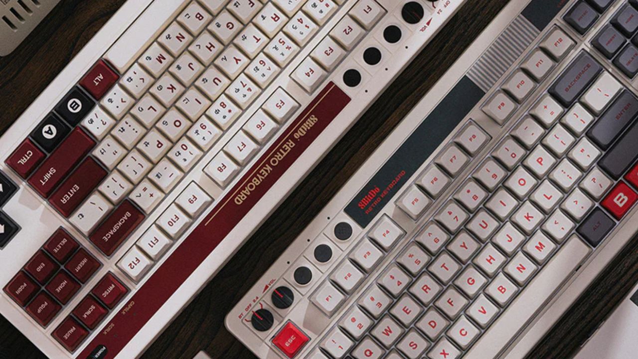 The 8BitDo mechanical gaming keyboard