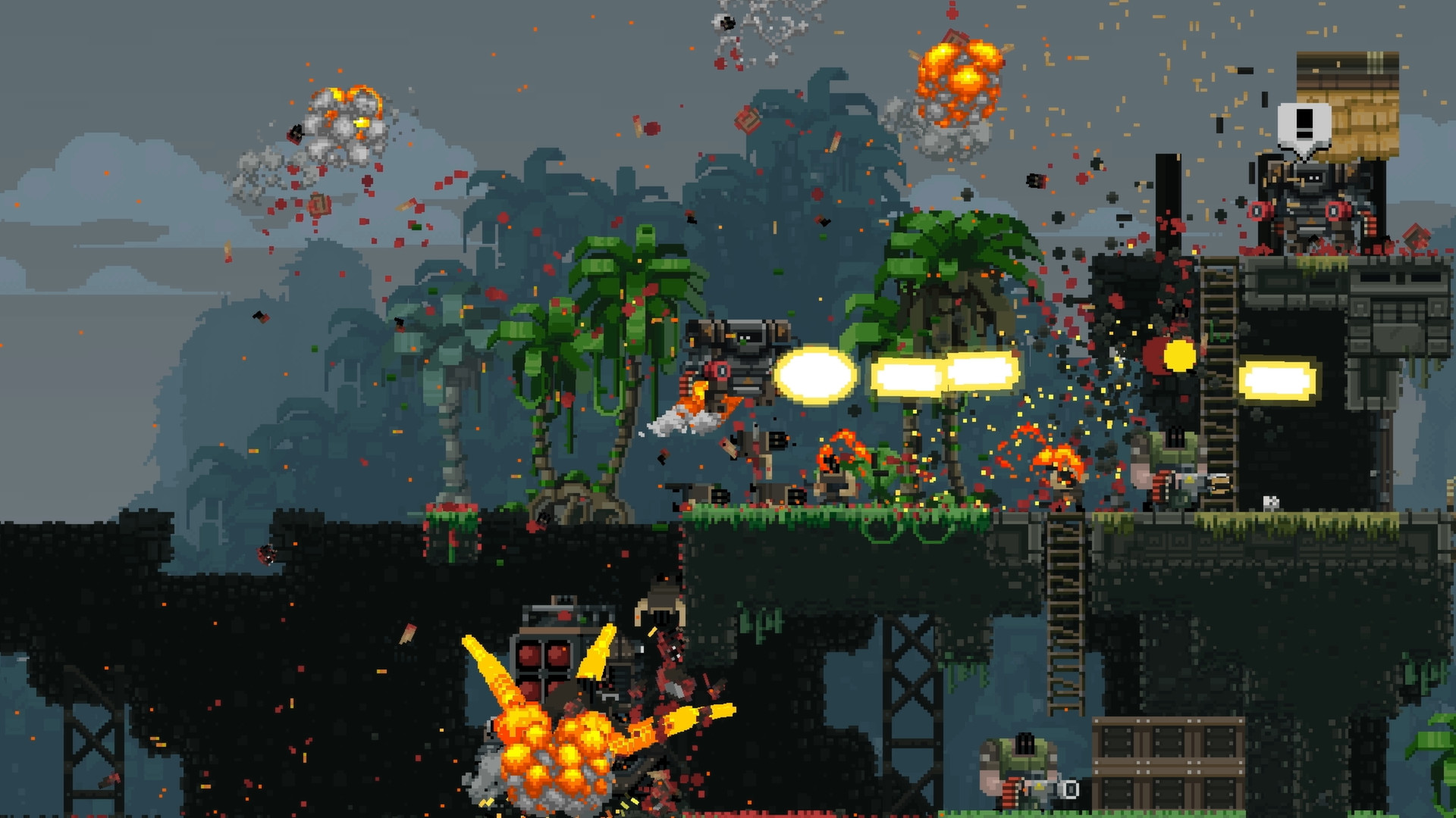 best co-op pc games: Broforce