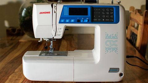 A photo of the Janome 5270 on a wooden table