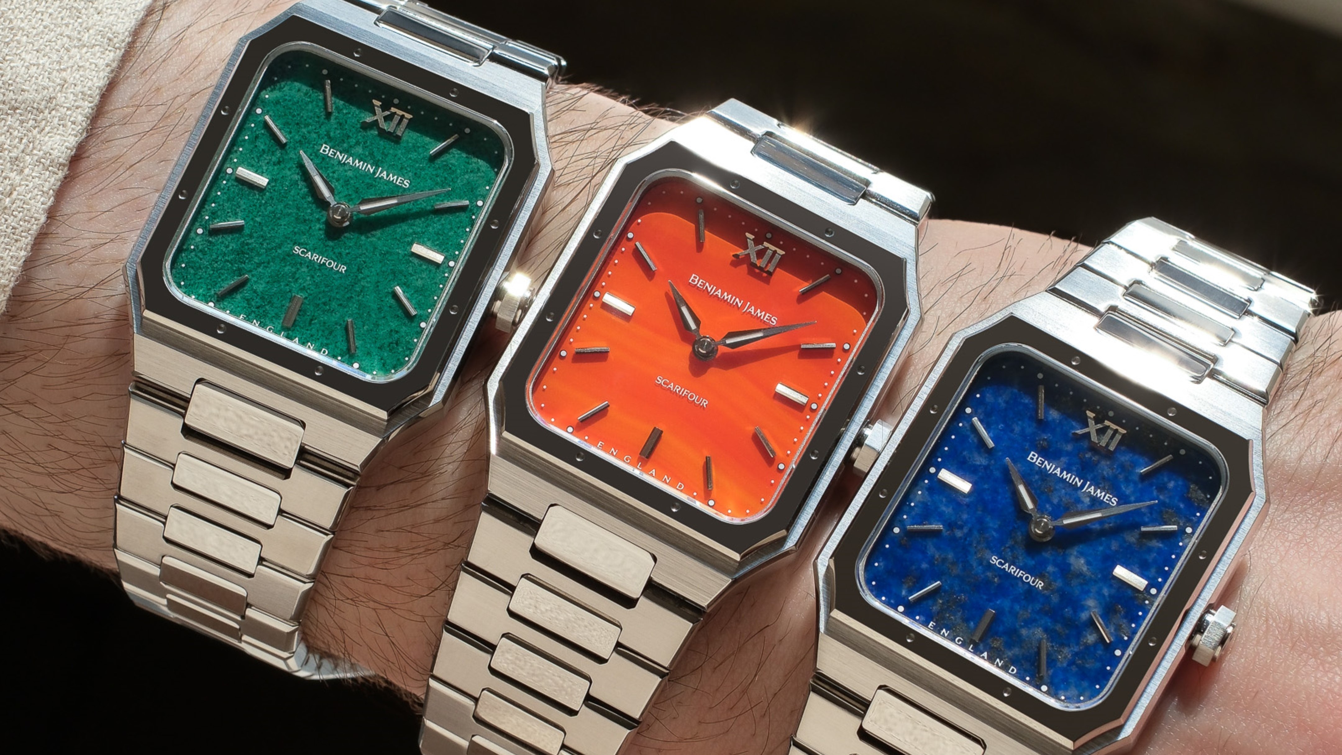 Benjamin James Watches Scarifour stone dial