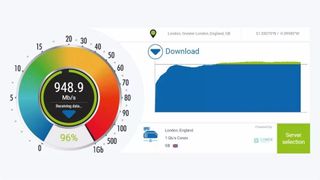 We use nPerf to check the connection speeds of VPN services