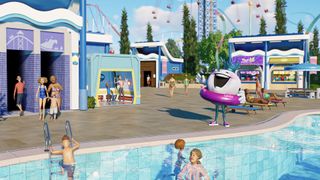 Planet Coaster 2 screenshot of the new themes