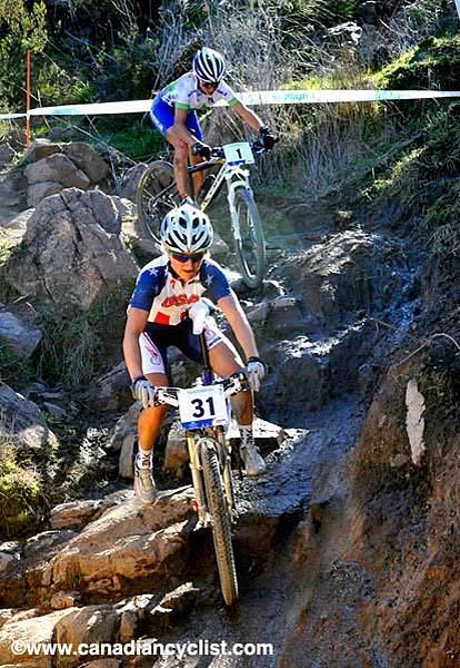 Amy Dombroski (USA) and Tanja Zakelj (Slovenia)