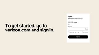 verizon sign in page (video screengrab)