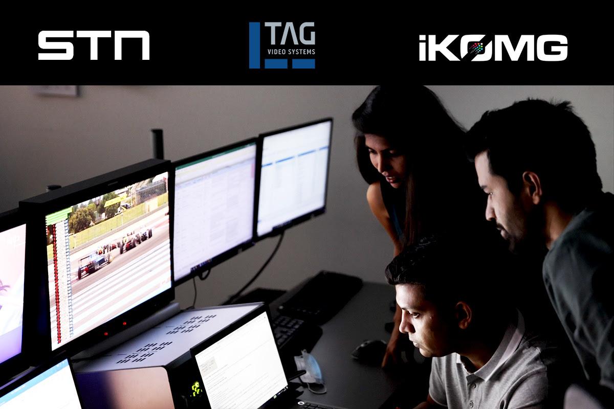 Three people using the TAG Video Systems solution