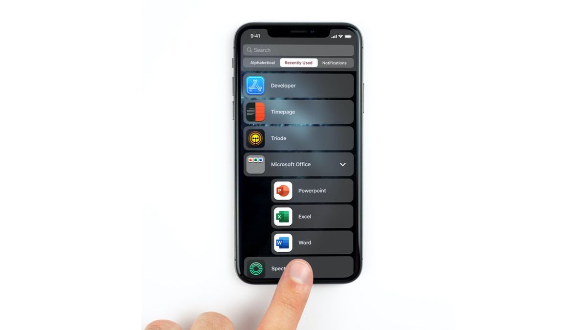 iOS 14 list view