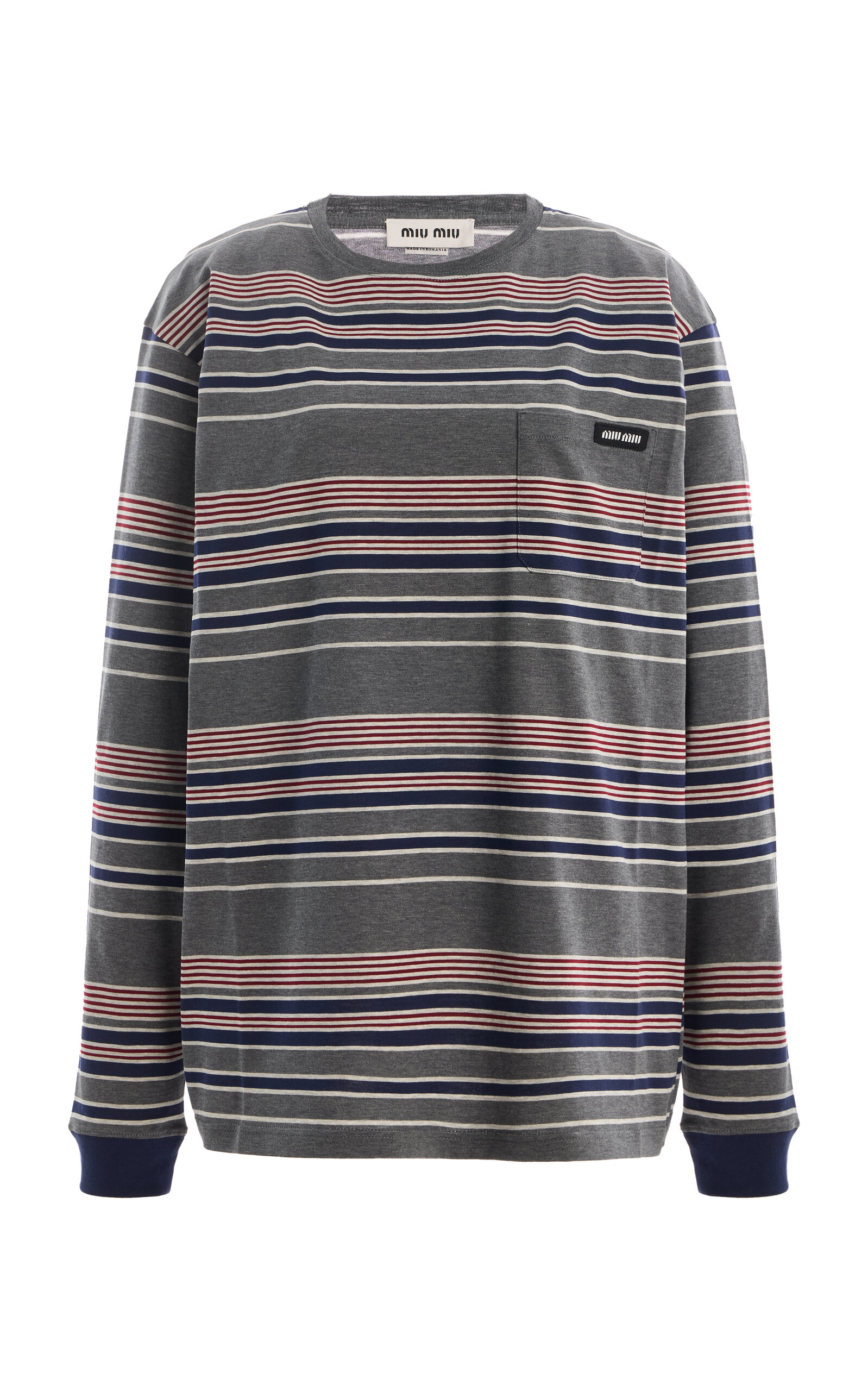 Striped Cotton Jersey T-Shirt