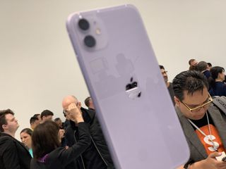 iPhone 11 in purple