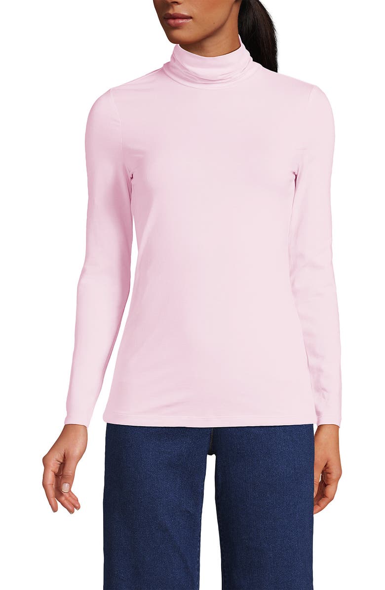 Lightweight Jersey Long Sleeve Turtleneck