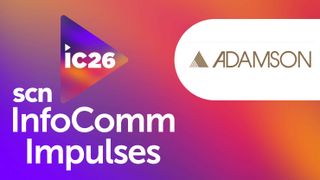 The InfoComm Impulses banner with Adamson logo.