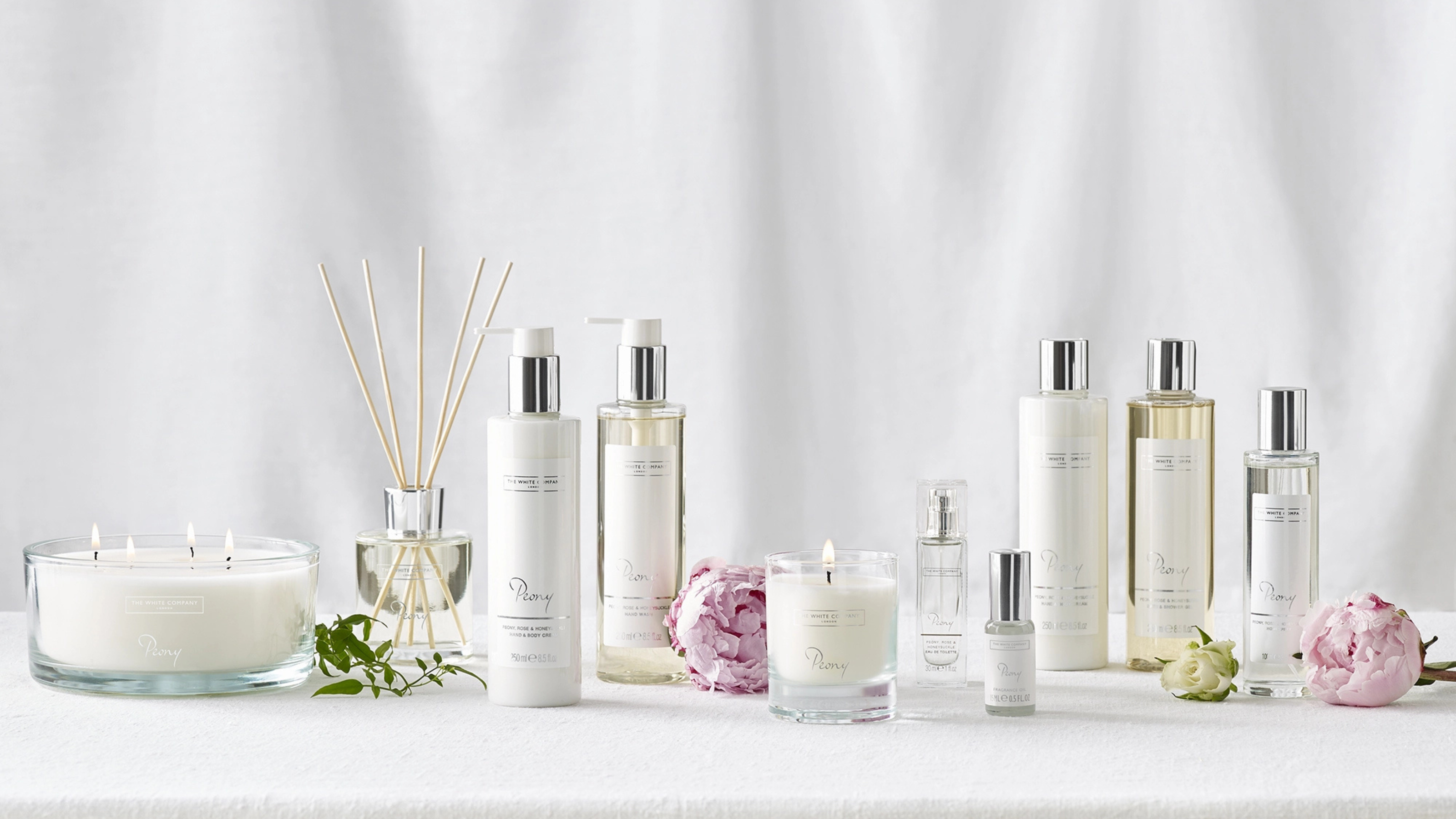 The White Company peony collection