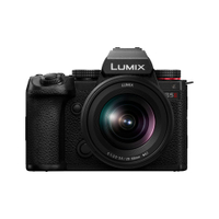Panasonic Lumix S5II with two L-mount lenses.