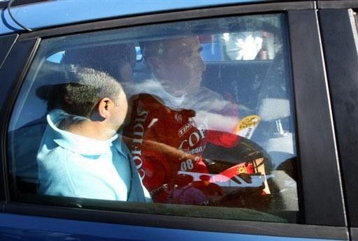 Cristian Moreni (Cofidis) was arrested immediately