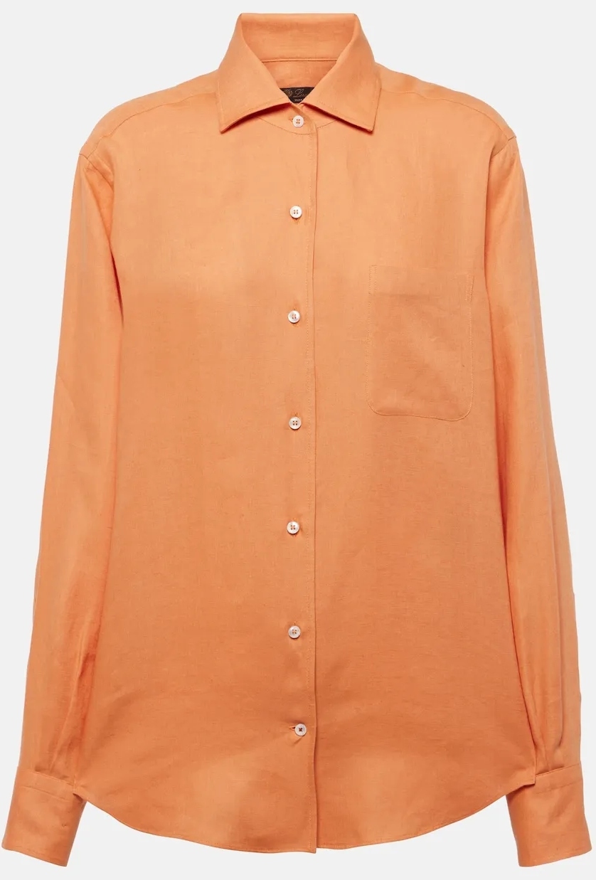 Loro Piana, Neo Andr&amp;eacute; Linen Shirt