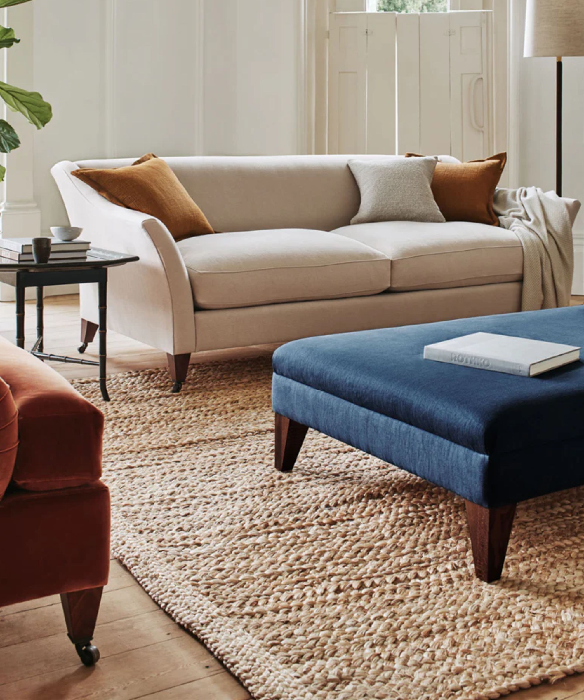 Neutral sofa