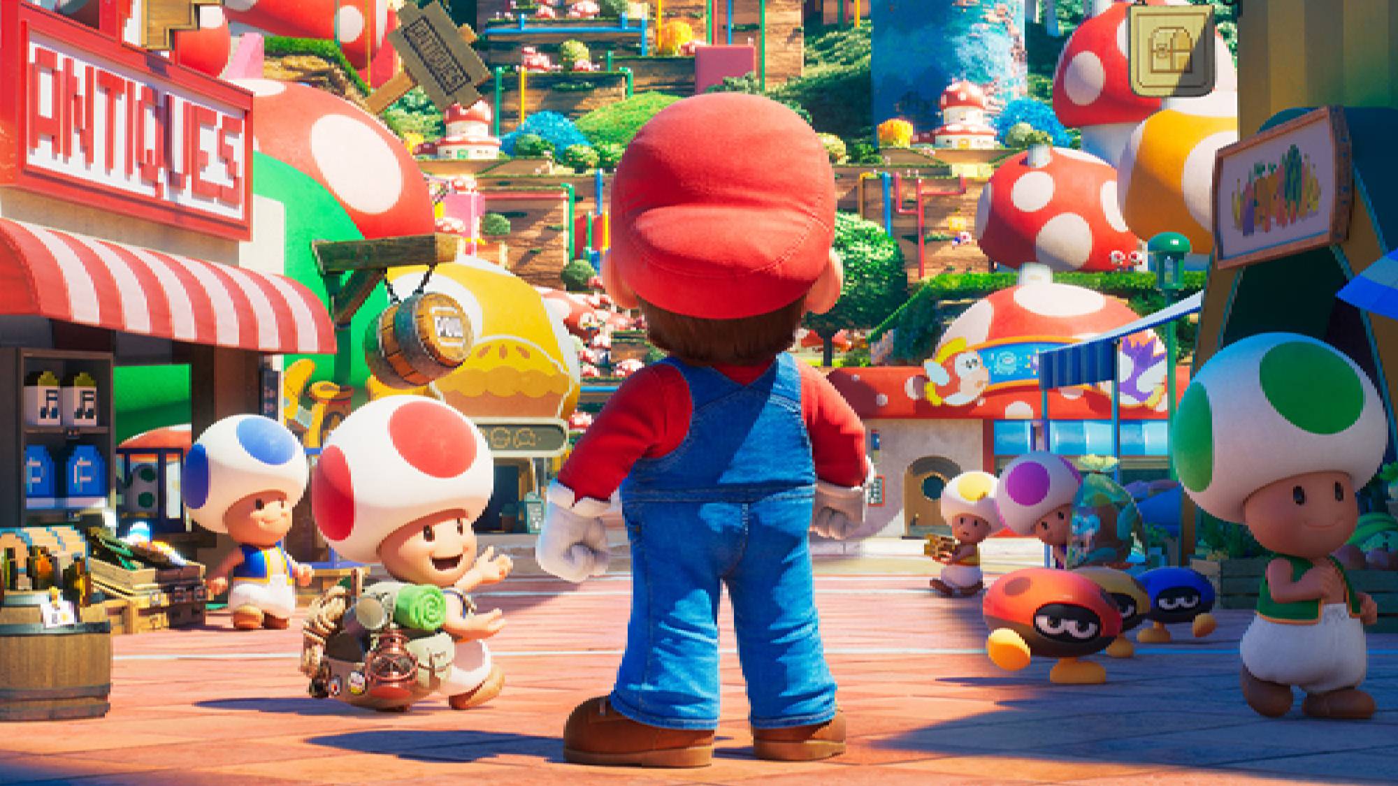 Bild vom Teaser-Poster zum Super Mario Bros.-Film