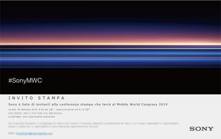 Source: Pianetacellulare. Sony's Italian invite for its MWC event.