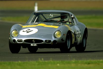 26 Jul 1998:Nicolaus Springer in action in his Ferrari 250 GTO during the Shell Ferrari Historical Challenge at the Coys Festival at Silverstone in Northamptonshire, England. \ Mandatory Cred