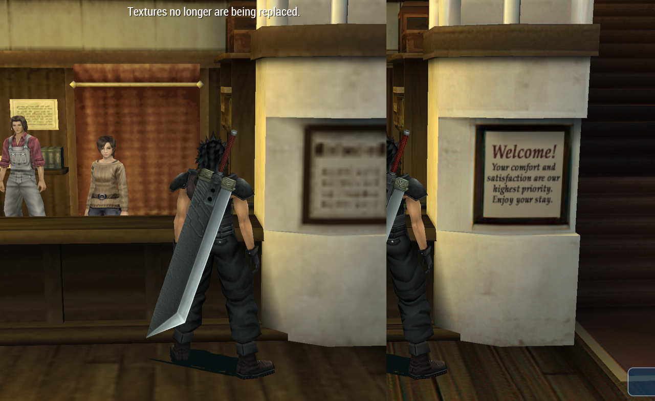 Final Fantasy 7 Crisis Core upscaled
