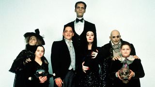A promo shot for the movie Addams Family Values