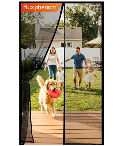 Magnetic Mesh Screen Door, 38 x 82 Inch