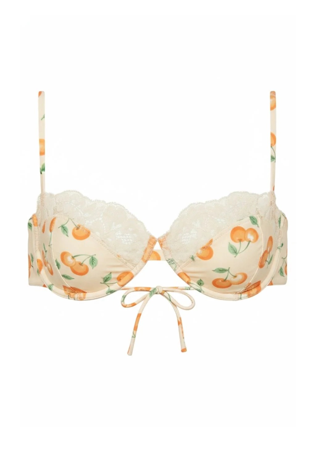 Montce, Cherry Sherbet Lena Bikini Top