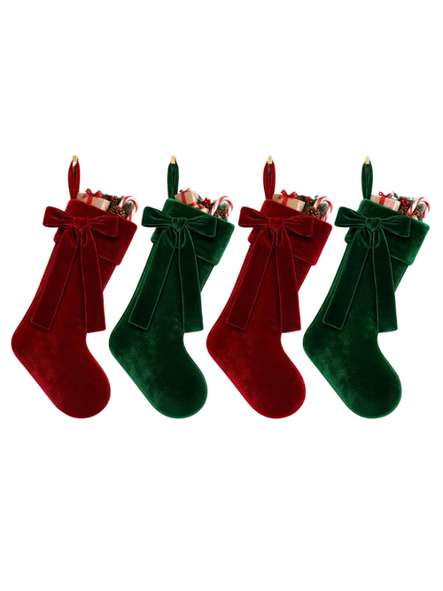 Velvet Stockings, Set of 4