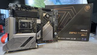 A photo of an ASRock Z890 Taichi Lite motherboard