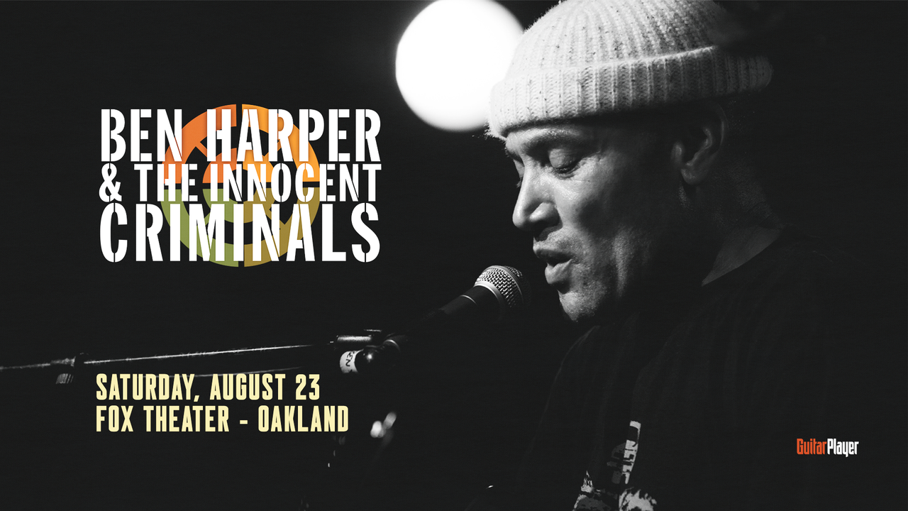 Win tickets to see Ben Harper & the Innocent Criminals at GP Presents in Oakland, California, Saturday, August 23 Win tickets to see Ben Harper & the Innocent Criminals at GP Presents in Oakland, California, Saturday, August 23